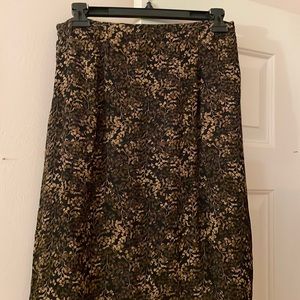 Karen Scott Silk Maxi Skirt